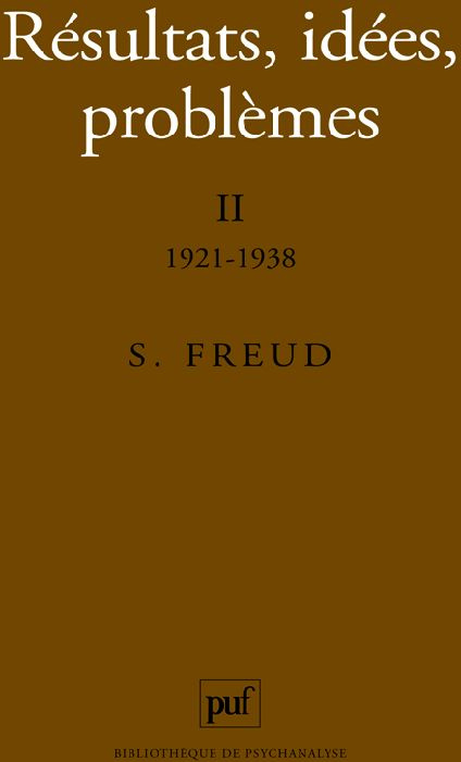 RESULTATS, IDEES, PROBLEMES. Volume 2, 1921-1938