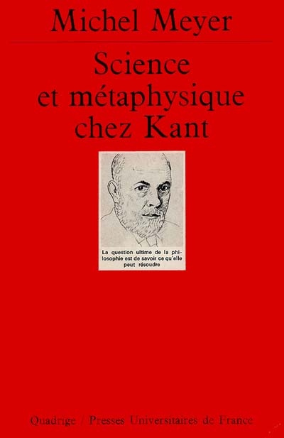 Science et métaphysique chez Kant