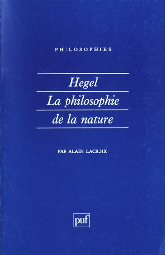 Hegel, la philosophie de la nature