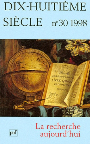 Dix-huitième siècle/301998/La recherche aujourd'hui
