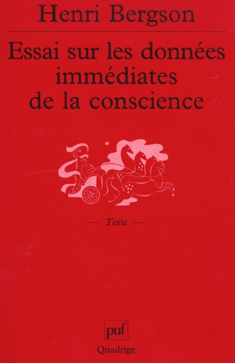 Essai sur les données immédiates de la conscience. 7ème édition