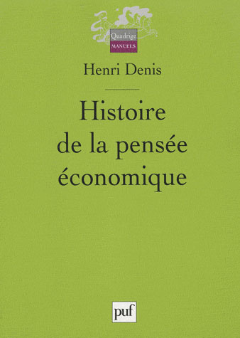 Histoire de la pensée économique