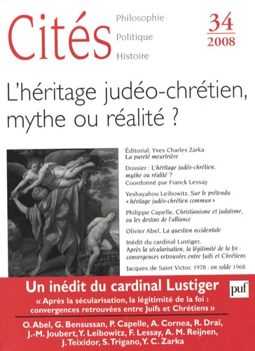 Cités N° 34 : L'héritage judéo-chrétien, mythe ou réalité ?