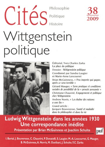 Cités N° 38 : Wittgenstein politique