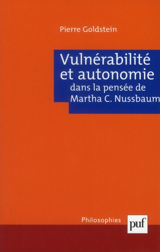 Vulnérabilité et autonomie dans la pensée de Martha C. Nussbaum