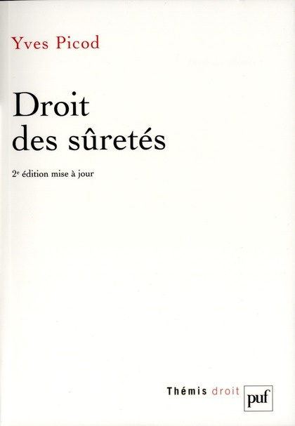 Droit des sûretés. 2e édition