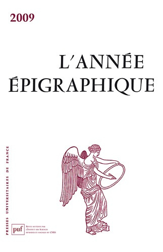 L'année épigraphique 2009