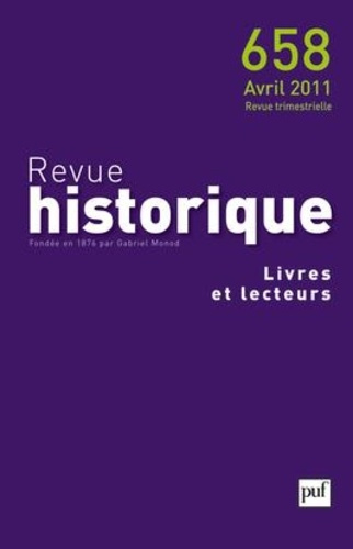 Revue historique 2011, n° 658