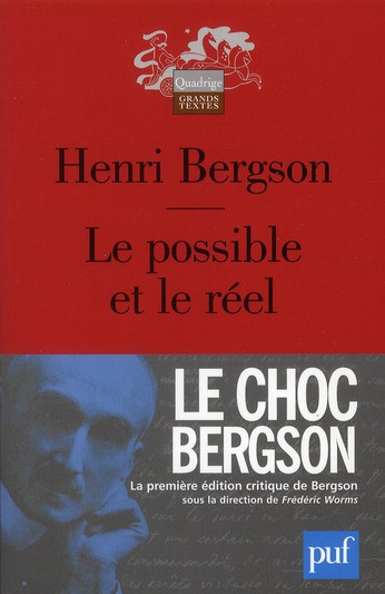Le possible et le réel