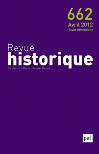 Revue historique 2012, n° 662