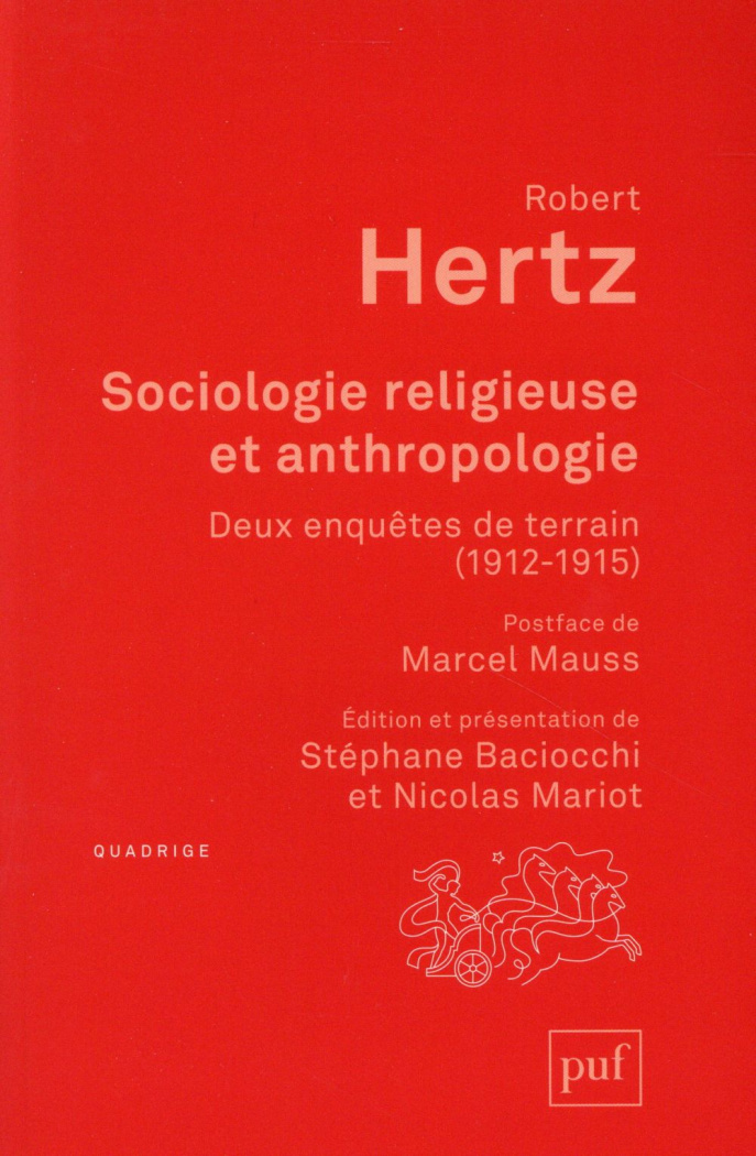 Sociologie religieuse et anthropologie. Deux enquêtes de terrain, 1912-1915