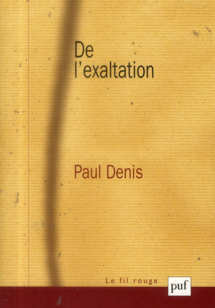 De l'exaltation