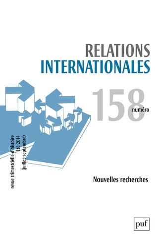 Relations internationales N°158 août 2014