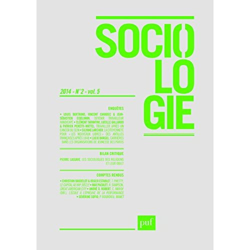 Sociologie Volume 5 N° 2/2014