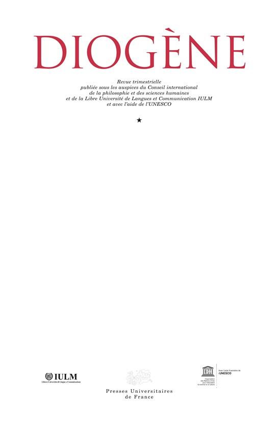 Diogène N° 258-259-260, juin-septembre-décembre 2017 : L'histoire culturelle au prisme des studies