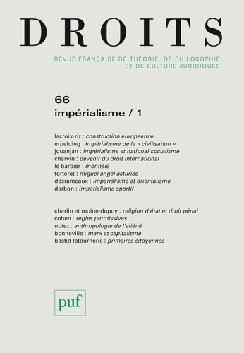 Droits N° 66/2017 : Impérialisme. Volume 1