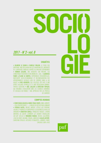Sociologie N° 2, 2017