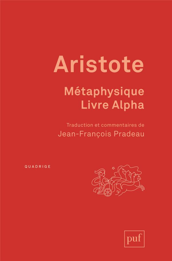 Métaphysique. Livre Alpha