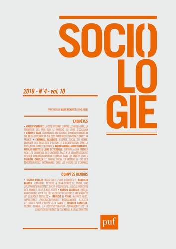 Sociologie N° 4/2019