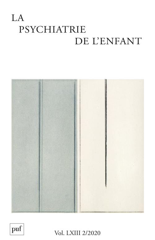 La psychiatrie de l'enfant Volume 63 N° 2/2020