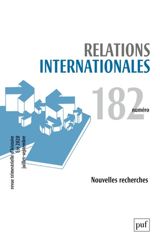 Relations internationales N° 182, 2020 : Nouvelles Recherches