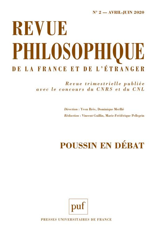 Revue philosophique N° 2, avril-juin 2020 : Poussin en débat
