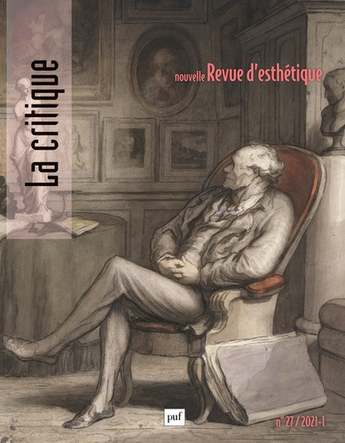 Nouvelle revue d'esthétique 2021, n° 27. La critique