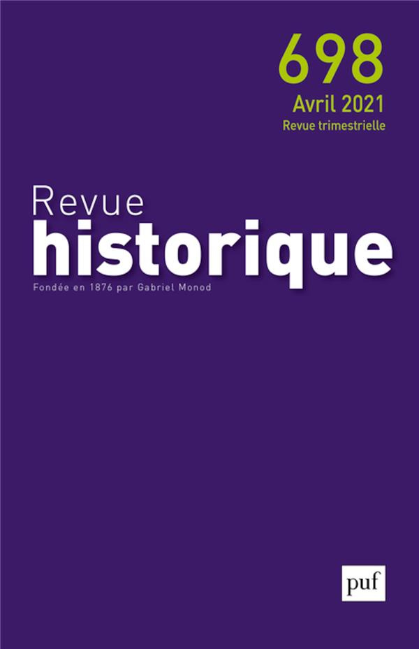 Revue historique n° 698 (2021-2). Varia