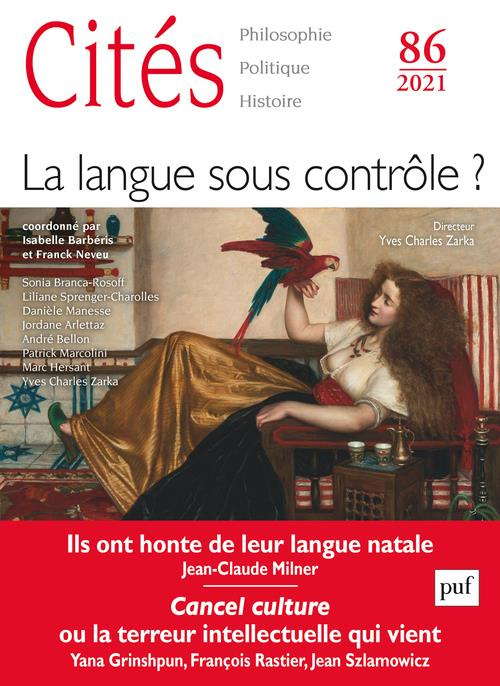 Cités N° 86/2021 : La langue sous contrôle ?