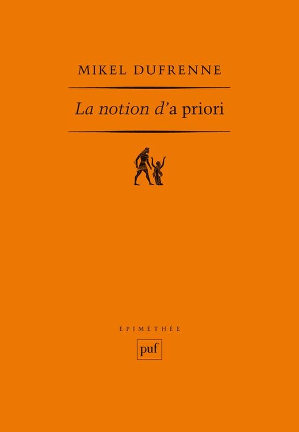 La notion d'à priori