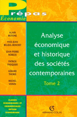 ANALYSE ECONOMIQUE ET HISTORIQUE DES SOCIETES CONTEMPORAINES