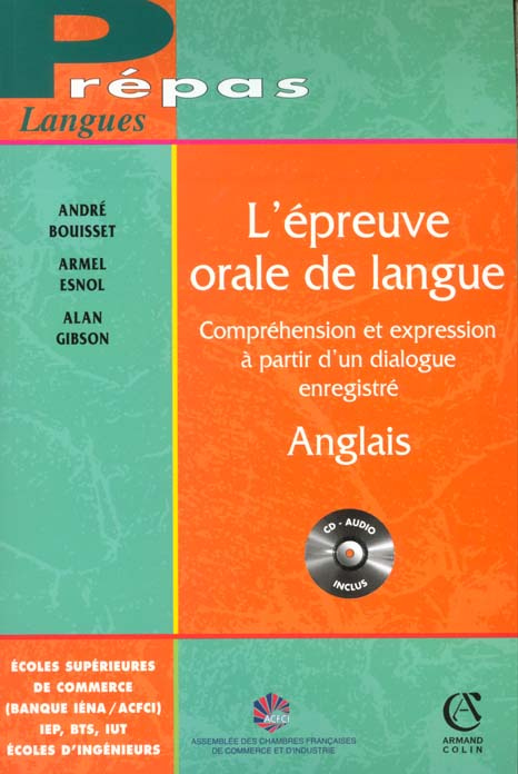 L'EPREUVE ORALE DE LANGUE / ANGLAIS
