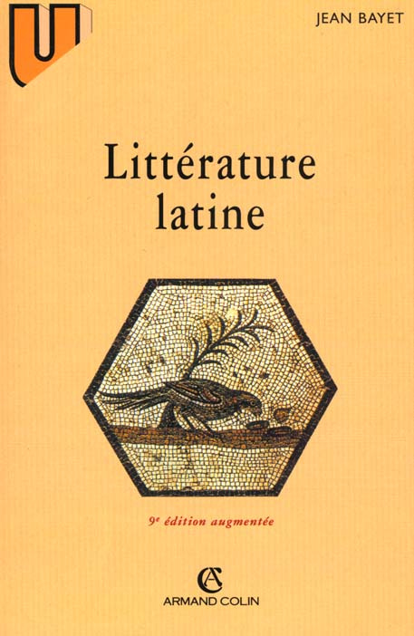 LITTERATURE LATINE. 9ème édition 1996