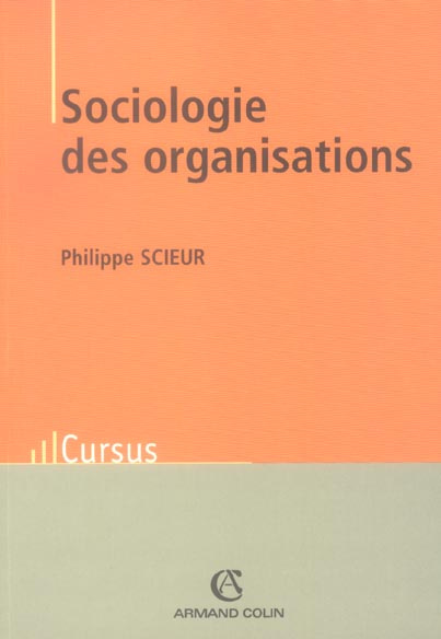 SOCIOLOGIE DES ORGANISATIONS