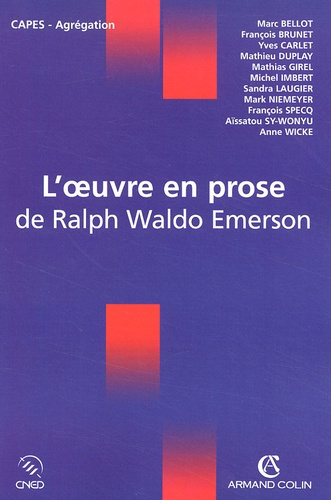 L'OEUVRE EN PROSE DE RALPH WALDO EMERSON