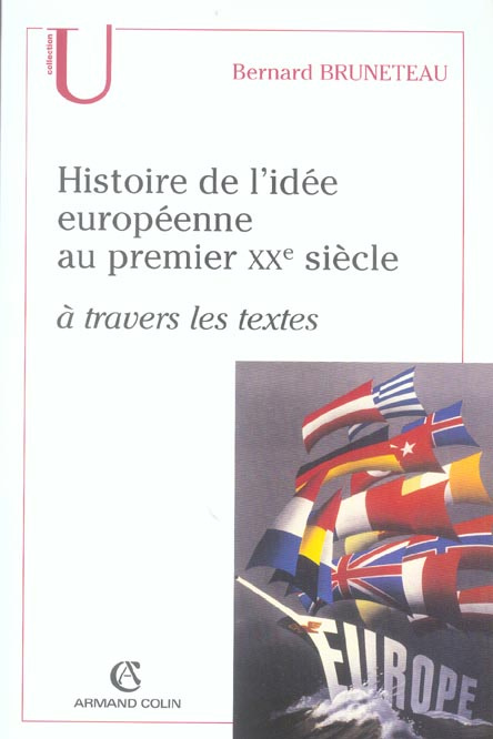 Histoire de l'idée européenne au premier XXe siècle à travers les textes