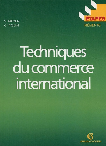 TECHNIQUES DU COMMERCE INTERNATIONAL
