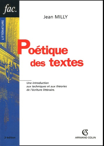 POETIQUE DES TEXTES