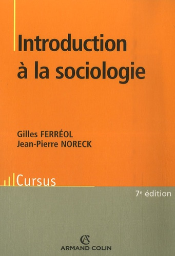 INTRODUCTION A LA SOCIOLOGIE