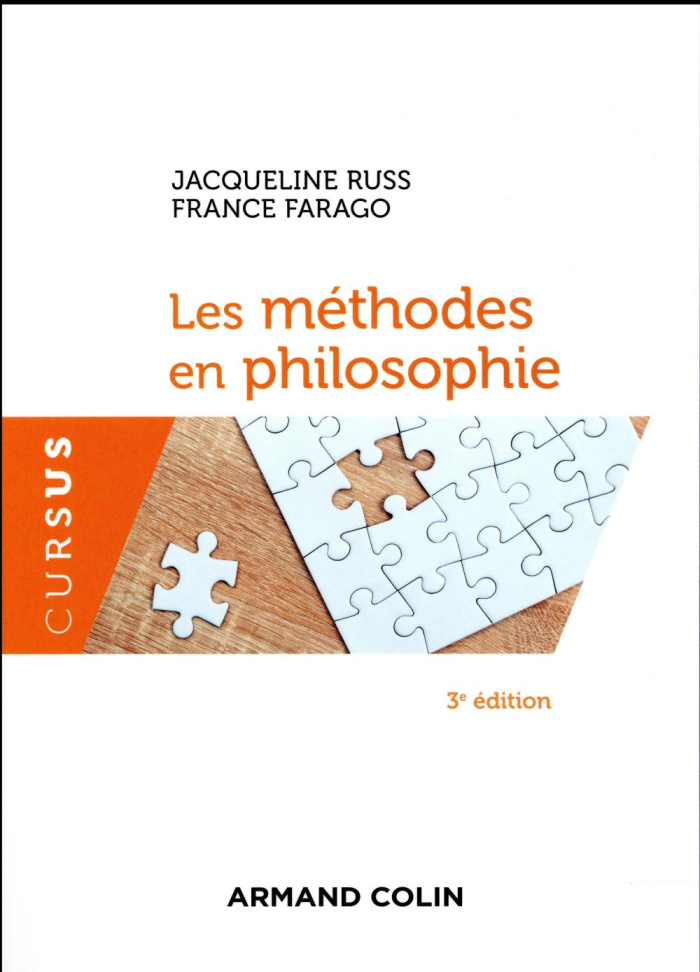 Les méthodes en philosophie. 3e édition