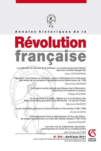 Annales historiques de la Révolution française N° 364