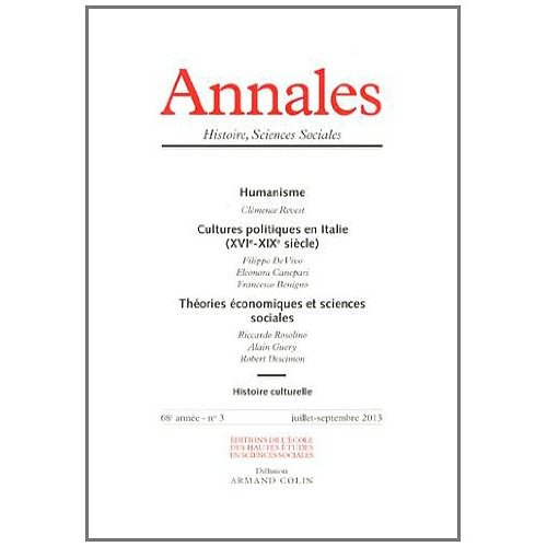 Annales Histoire, Sciences Sociales/32013/Annales Histoire, Sciences Sociales Tome 32013