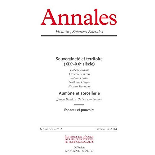 Annales Histoire, Sciences Sociales/22014/Souveraineté et territoire (XIXe-XXe siècle)