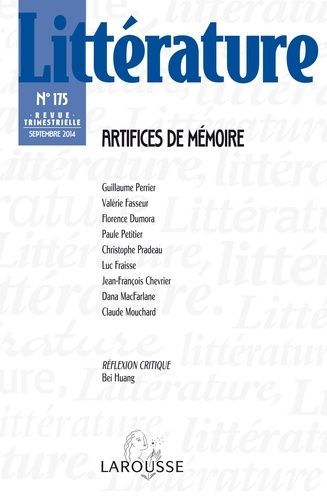 Littérature N° 175-3/2014