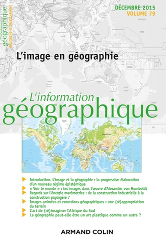 L'information géographique N° 79, décembre 2015 : L'image en géographie
