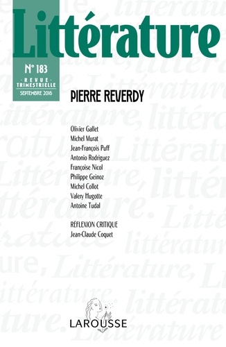Littérature N° 183