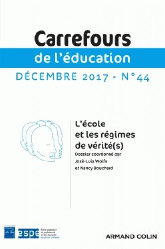 Carrefours de l'éducation N° 44 2/2017