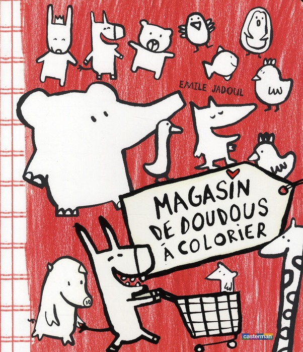 Magasin de doudous à colorier
