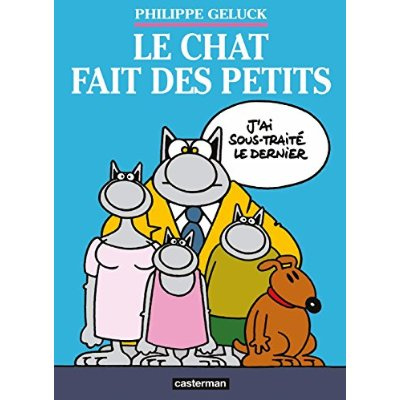 Le Chat Tome 20 : Le chat fait des petits. 3 volumes   1 planche en bois numérotée et signée, Editio