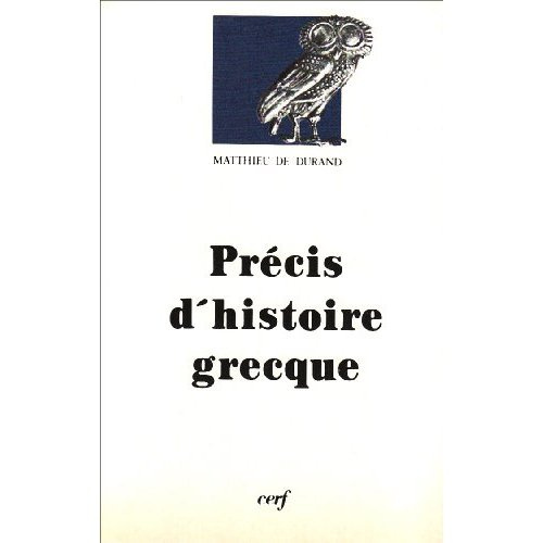 Précis d'histoire grecque